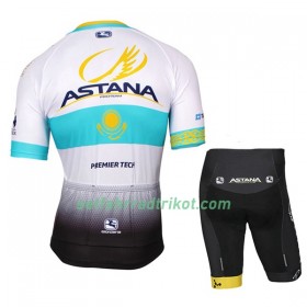 Fahrradbekleidung Radtrikot Kurzarm + Radhose Kurze 2017 Astana Pro Team Kinder N002 